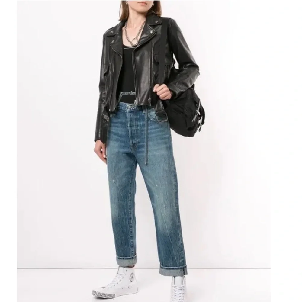 NWT R13 Ollie Straight Leg Jeans Size 26 - Picture 3 of 14